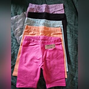 Children's PLACE Kids Colorful bike Shorts Set NEW Sz 5-6T
